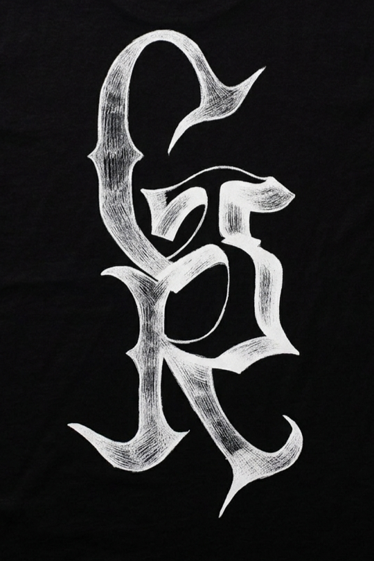 GR3 Monogram Tee – Black